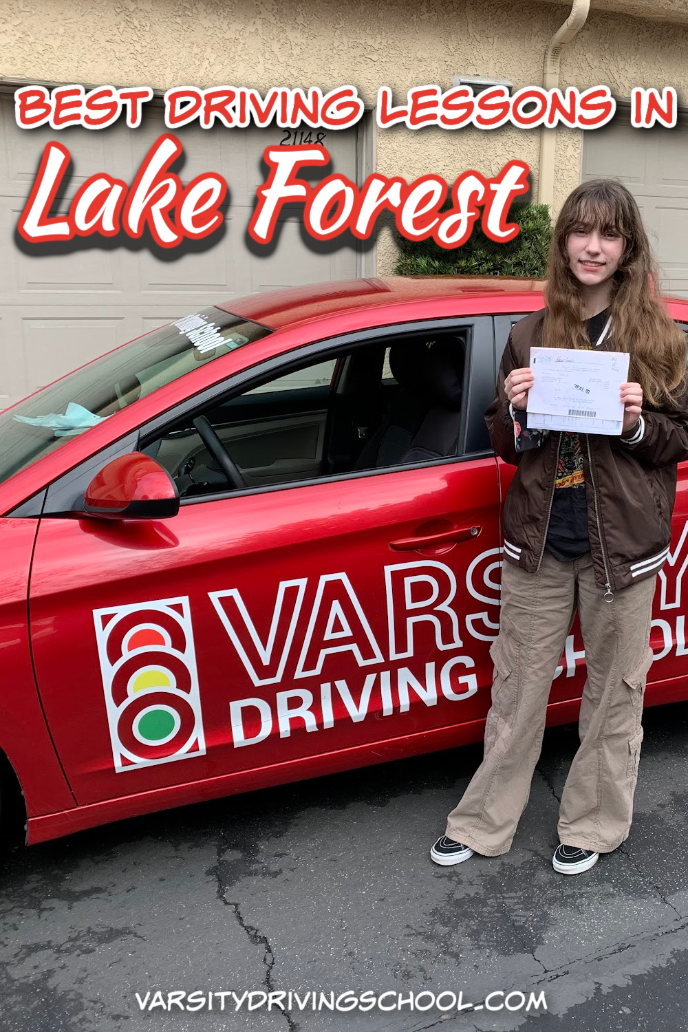 The best driving school in Lake Forest is Varsity Driving Academy where you can learn how to drive and how to get a driver’s license.
