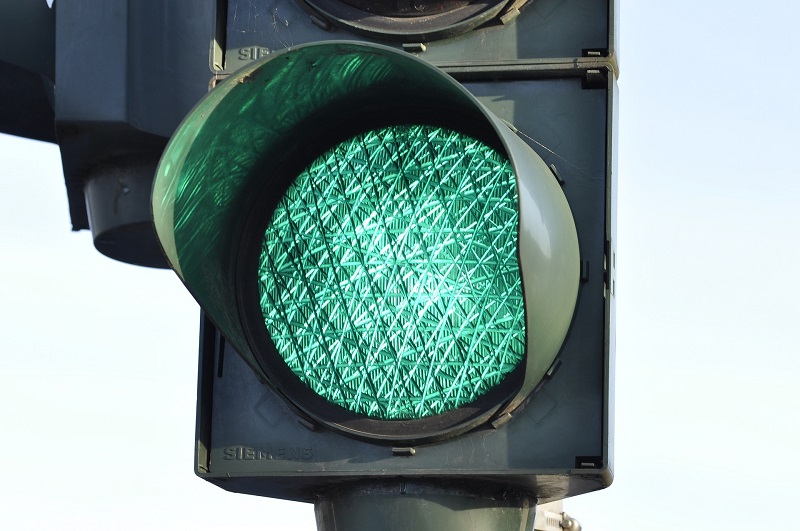 What to do if Traffic Lights Go Out Close Up of a Green Traffic Light