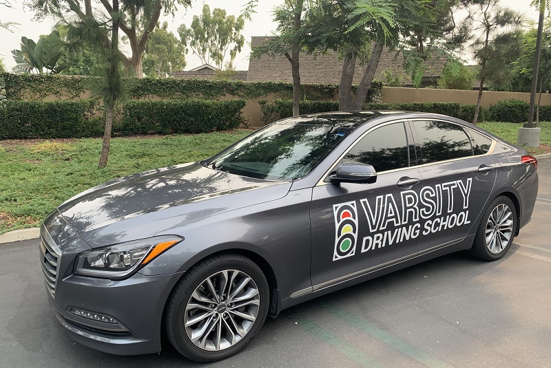 Best Driving Lessons in San Juan Capistrano Training Vehicle Parked in a Parking Lot