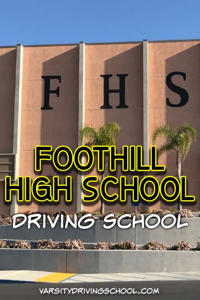 The best Foothill High School driving school is Varsity Driving School, where students will learn defensive driving and become safe drivers.