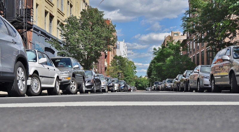 Parallel Parking in Lake Forest Photo of a Street with Cars Parked Along the Curb on Either Side