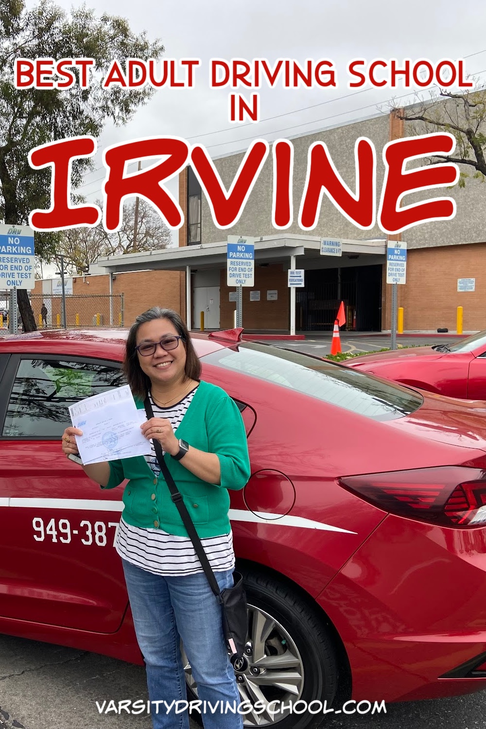 Varsity Driving School is the best adult driving school in Irvine, where adults can get a refresher or learn for the first time.