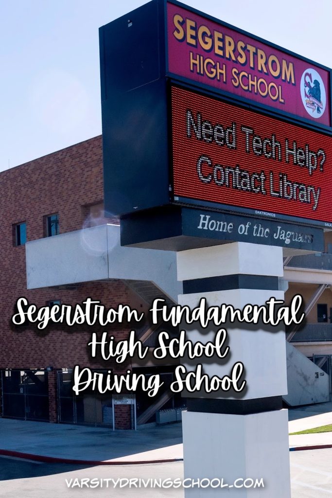 Varsity Driving School is the best Segerstrom Fundamental High School driving school, thanks to the many different services offered. 