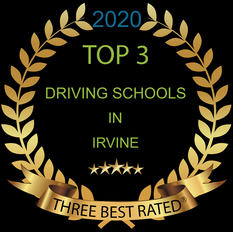 Voted Top Driving School in Irvine Certificate Awarded by Top 3