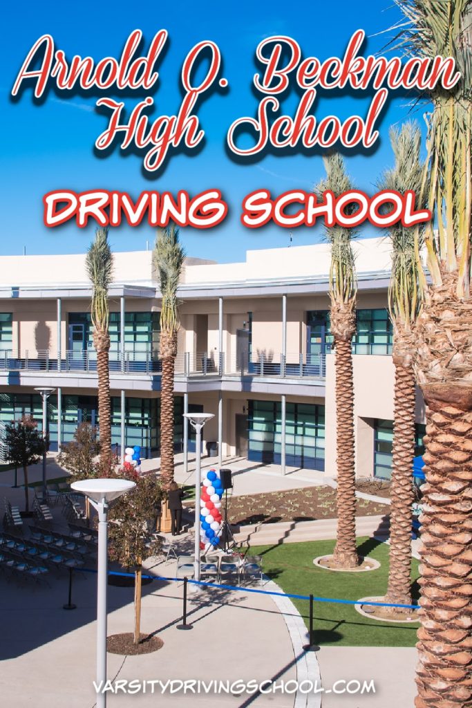 The best Arnold O Beckman High School driving school is Varsity Driving School, where students will learn defensive driving and more.