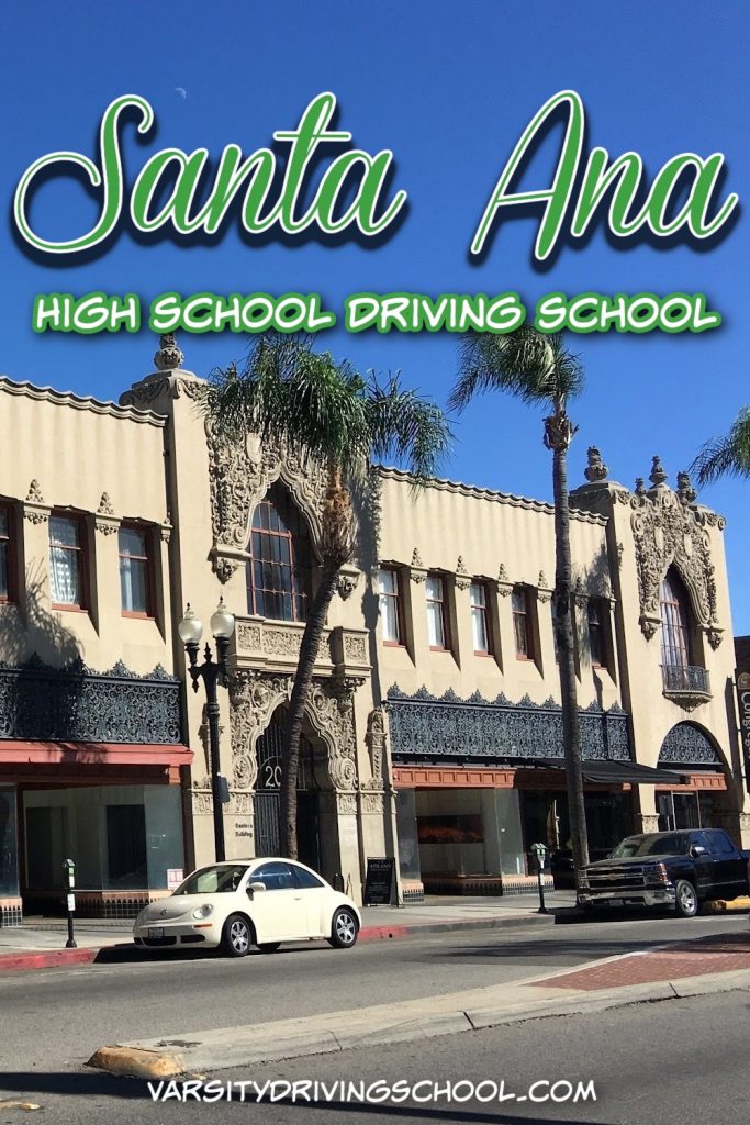 Varsity Driving School is the best Santa Ana High School driving school for teens to learn how to drive defensively and get a license.