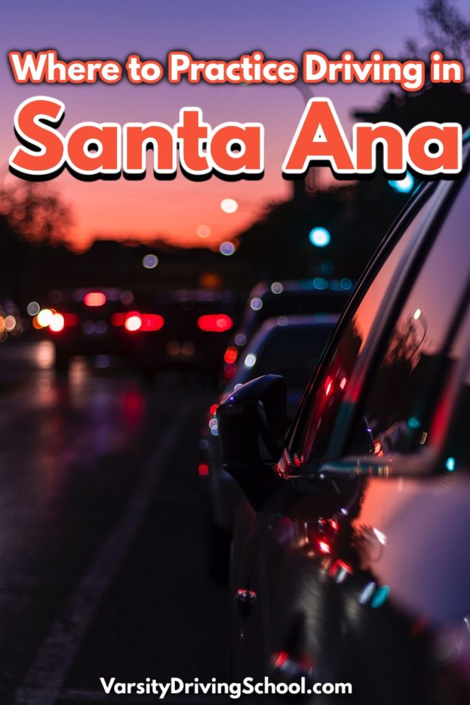 Knowing where to practice driving in Santa Ana can help new drivers pass their behind the wheel test and become safe drivers.