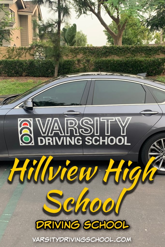 Varsity Driving School is the best Hillview High School driving school where teens learn to drive defensively and pass their driving test.