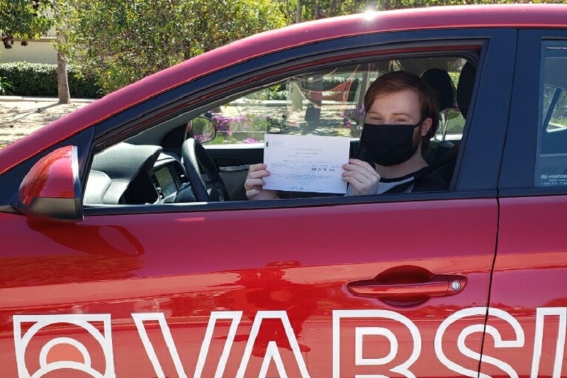 Best Oxford Academy Driving School a Student Sitting in the Driver Seat of a Training Vehicle