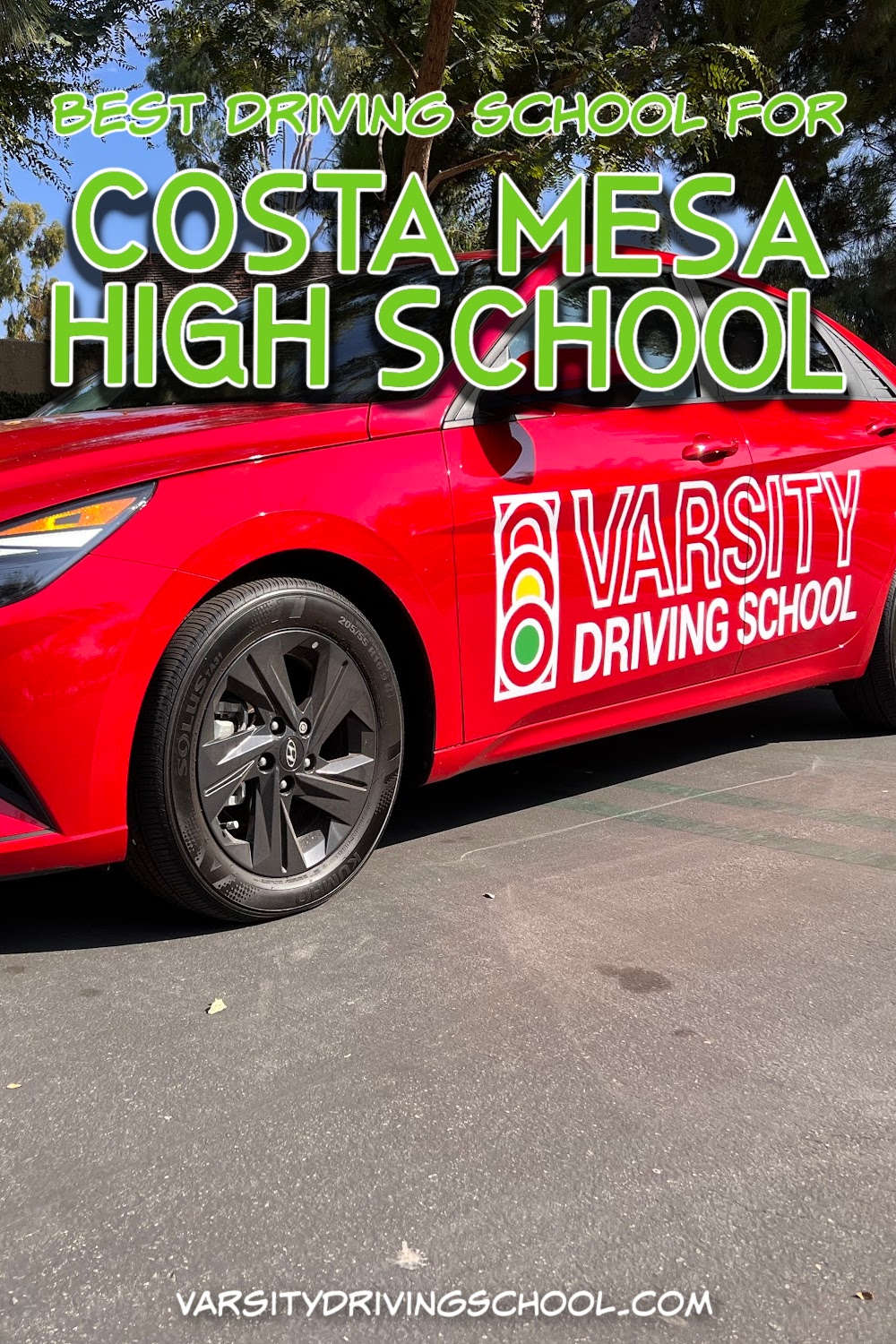 The best Costa Mesa High School driving school is Varsity Driving School, where students learn defensive driving tactics.