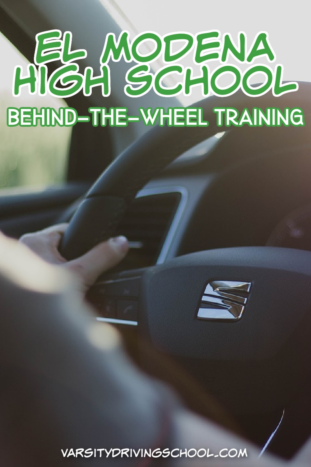 The best El Modena High School behind the wheel training comes from the certified trainers at Varsity Driving School.
