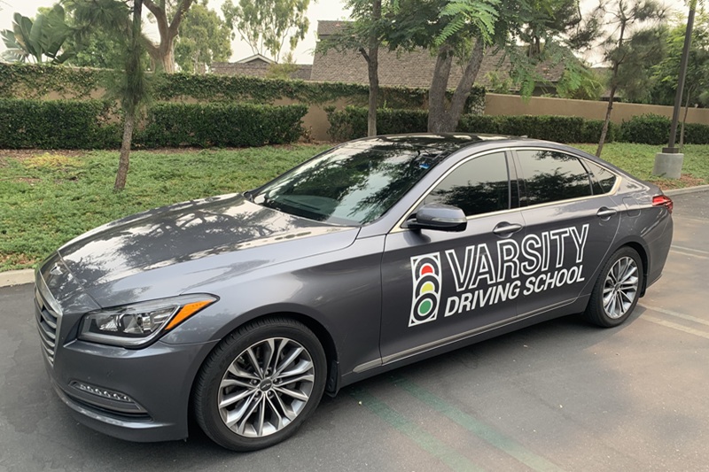 Best Loara High School Behind the Wheel Training a Training Vehicle Parked in a Parking Lot