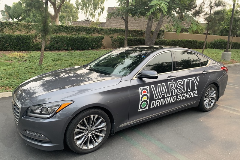 Best Magnolia High School Driving School a Training Vehicle Parked in a Parking Lot