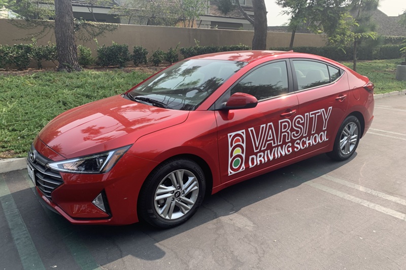 Best Creekside High School Behind the Wheel Training Training Vehicle Parked in a Parking Lot