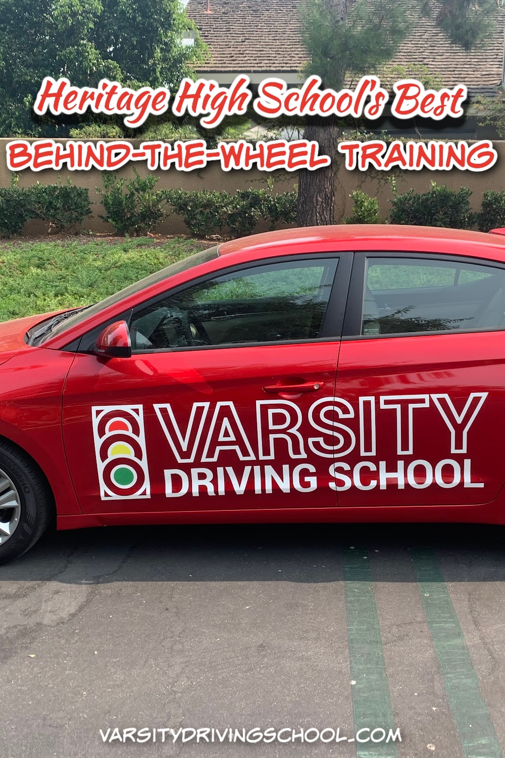 Varsity Driving School offers the best Heritage High School behind the wheel training to help teens get their driver’s license.