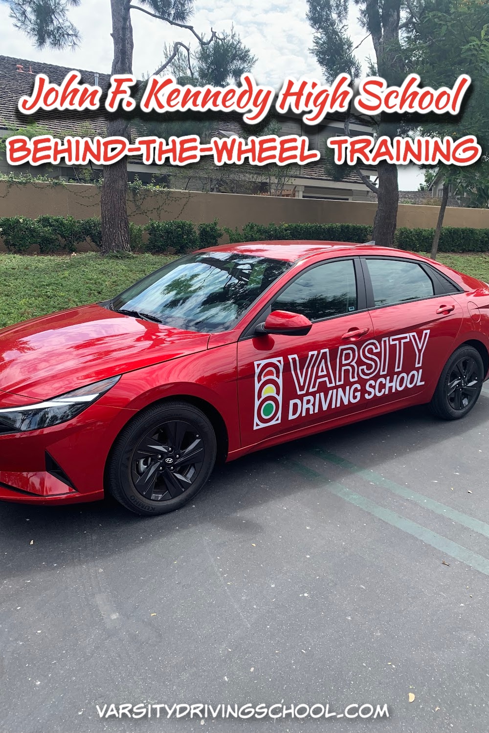 Students will learn defensive driving and how to pass their driving test during the best John F. Kennedy High School behind the wheel training.